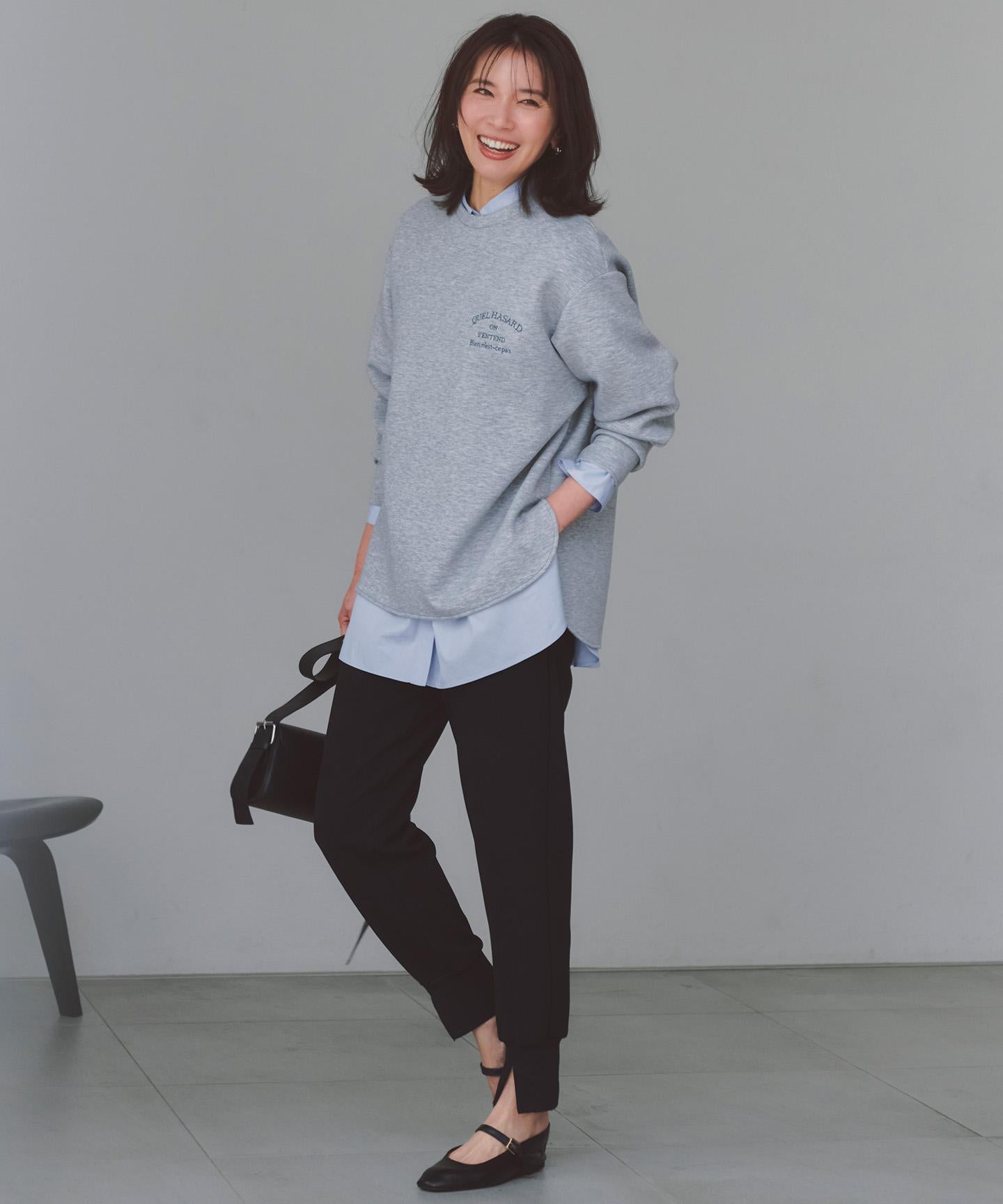 BEAUTY FORM JERSEY 刺繍ロゴ プルオーバー