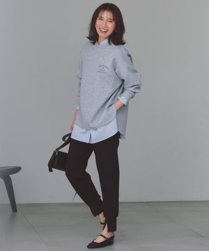 BEAUTY FORM JERSEY 刺繍ロゴ プルオーバー