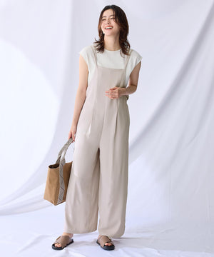 プルオーバー×キャミサロペットセット