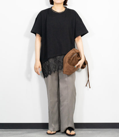 レースドッキングTシャツ