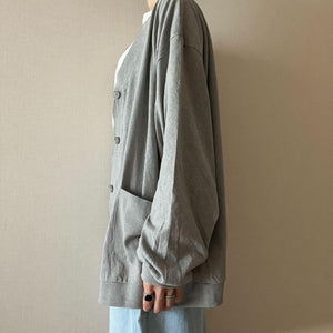 コットンジャージーオーバーカーディガン