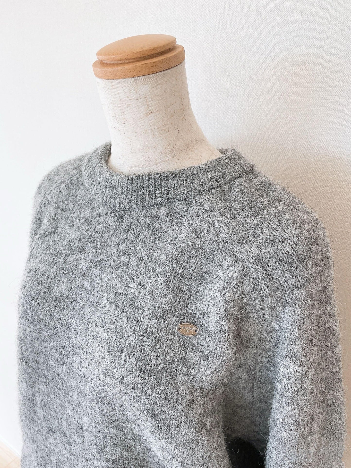 アルパカウールシンプルニット