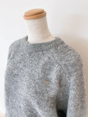 アルパカウールシンプルニット