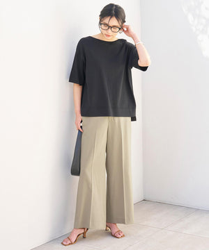 スゴ機能美 ハーフスリーブ ニット