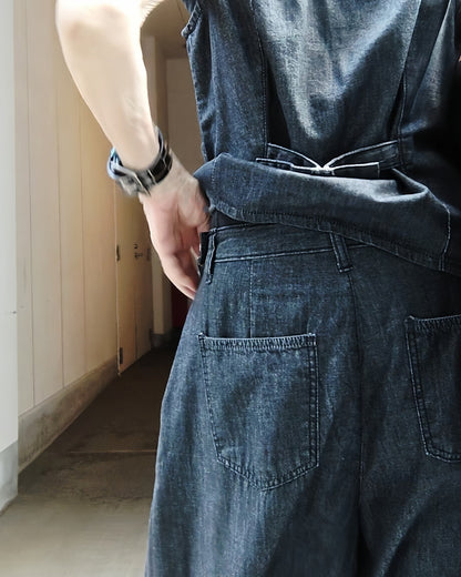 【セットアップ可】ワイドデニムパンツ