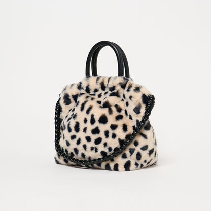 フェイクファー2WAY トートバッグ / ショルダーバッグ