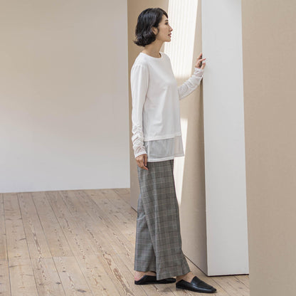 【WEB限定】”重ねるだけで格上げ”レイヤードインナー