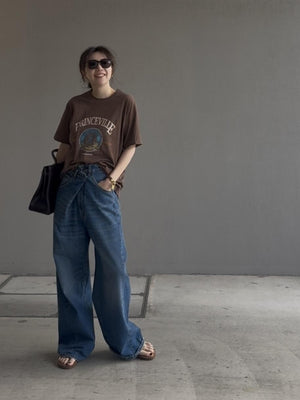 ヴィンテージライクPRINCEVILLEロゴTシャツ