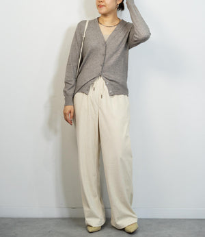 ソフトタッチVネックニットカーディガン