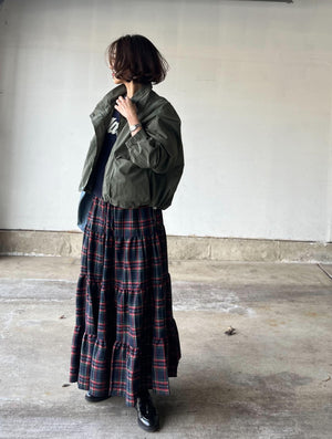 カーキショートブルゾン