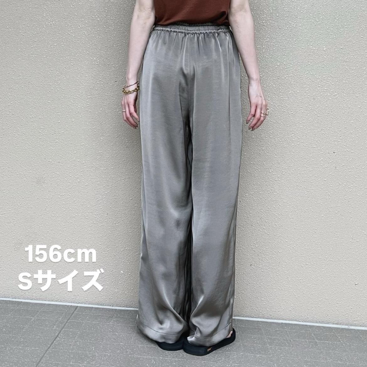 カームサテンイージーパンツ