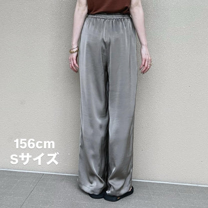 カームサテンイージーパンツ