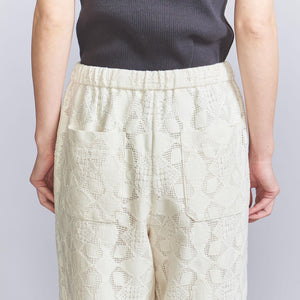 コットンナイロン レースパンツ