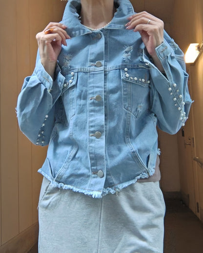 パールデニムジャケット