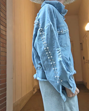 パールデニムジャケット