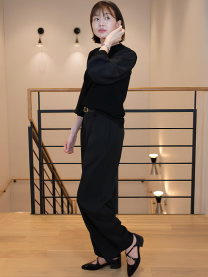 ワイドストレートパンツ