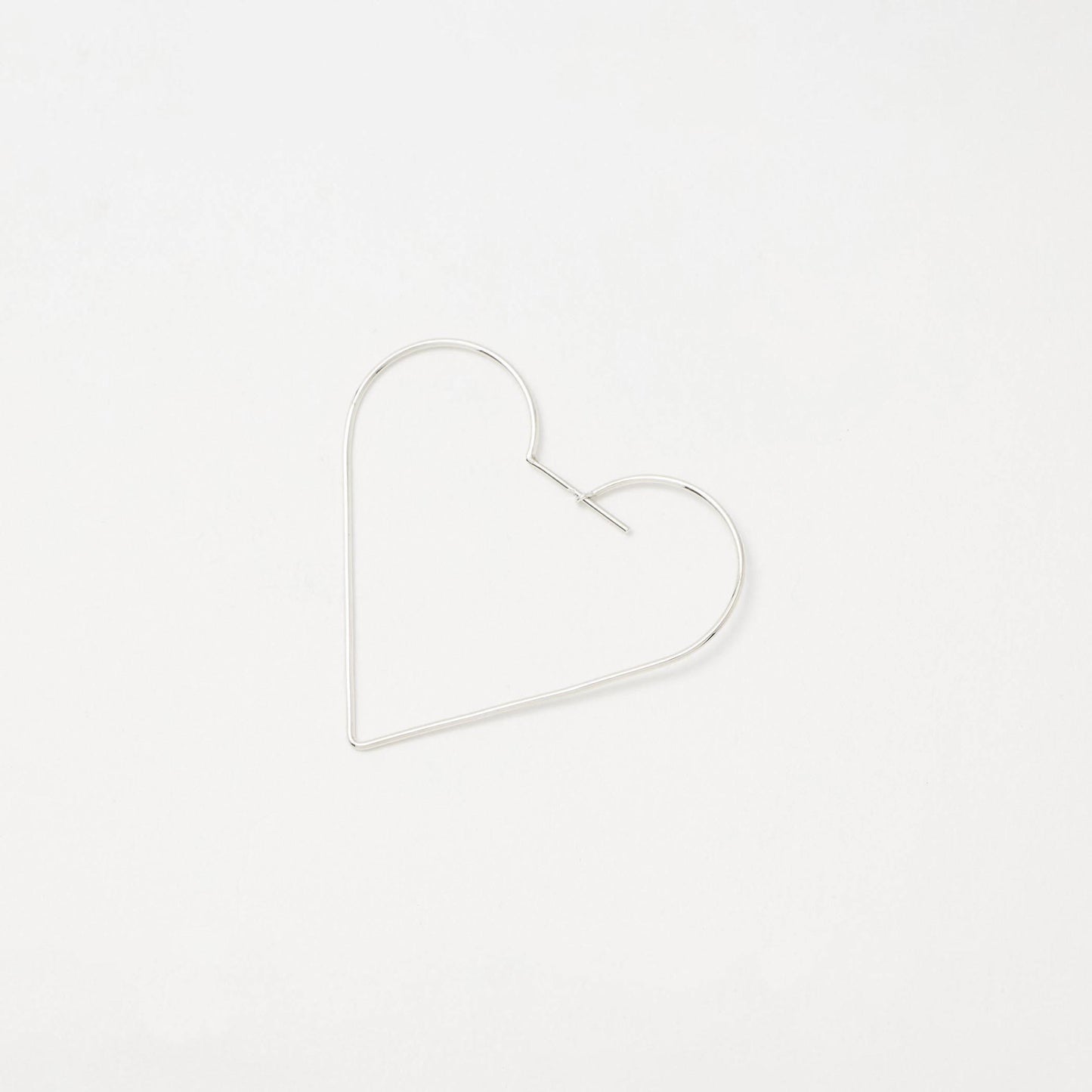 SILVER925 ハート ピアス