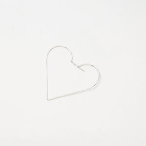 SILVER925 ハート ピアス