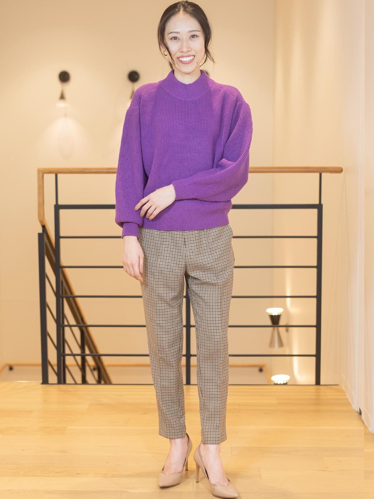 あったかローライズスティックパンツ