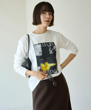 コットンスムース グラフィック ロンＴ