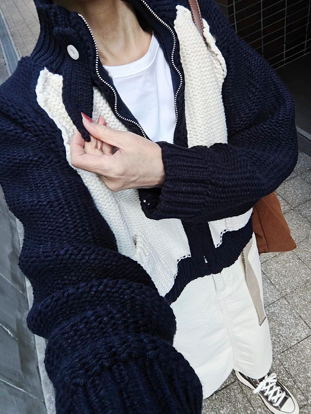 ブルゾンライクカーディガン