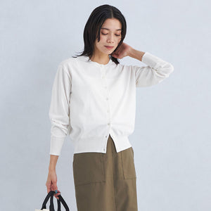 ドラキー クルーネック ニット カーディガン