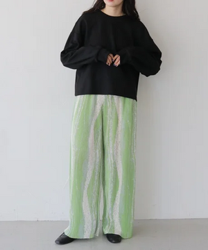 セルフカットニュアンスイージーパンツ