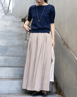 ボックスタックフレアスカート