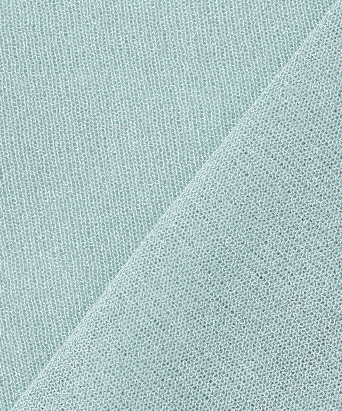 SHEER LIGHT KNIT Vネック カーディガン