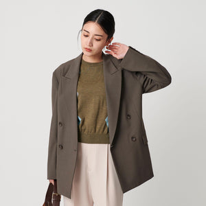 バックレースアップ ダブルジャケット