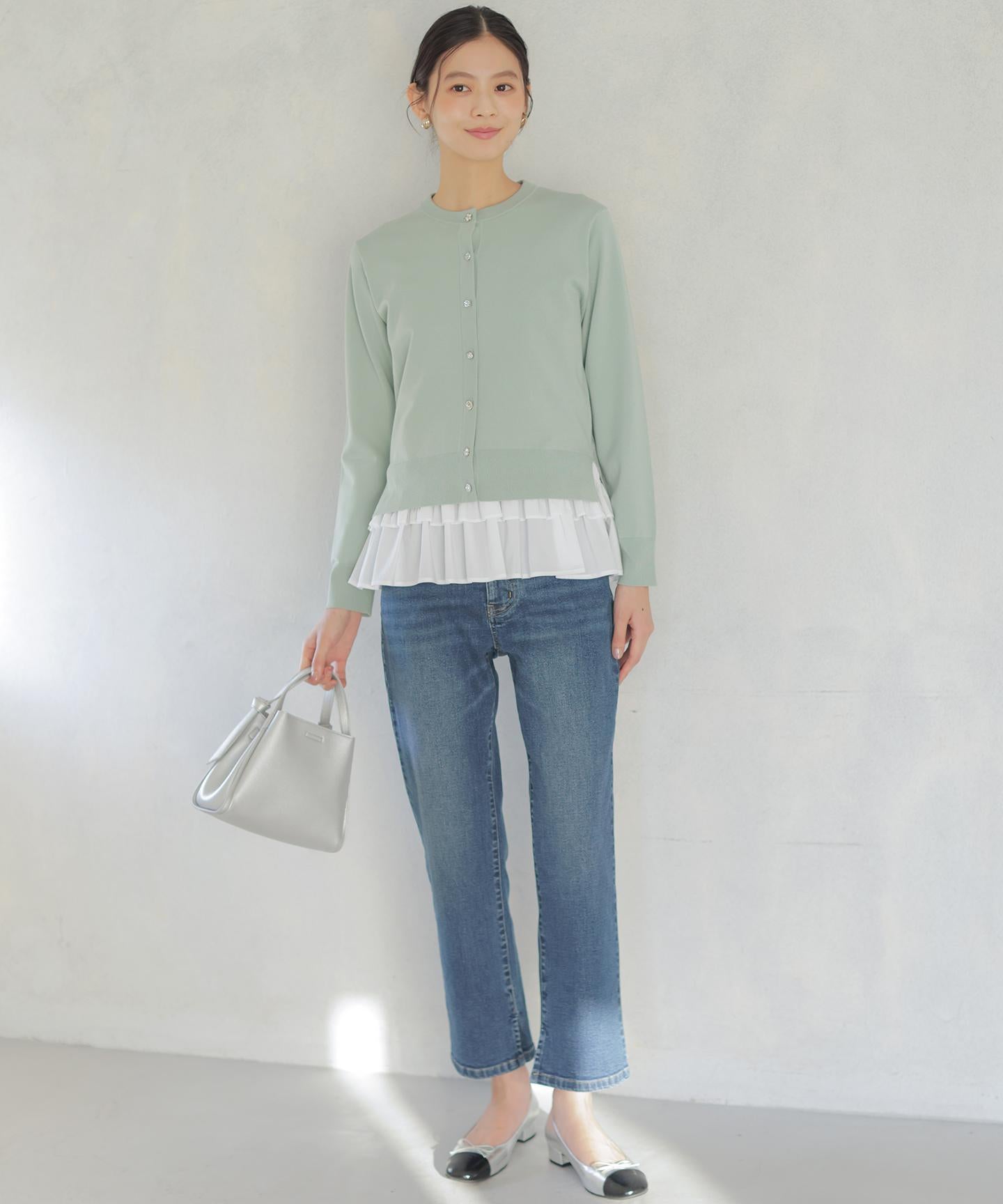 ミッドデニム パンツ