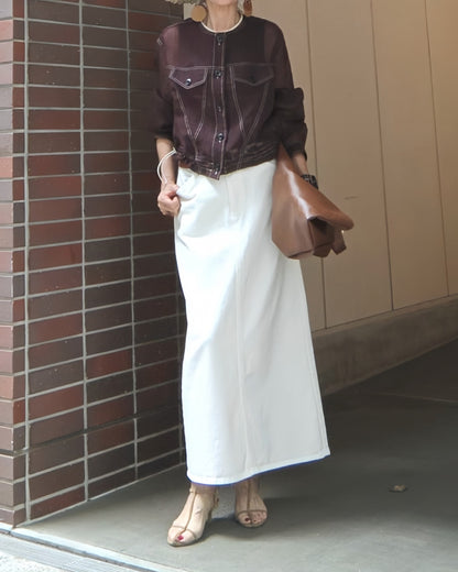 ステッチシアーブルゾン