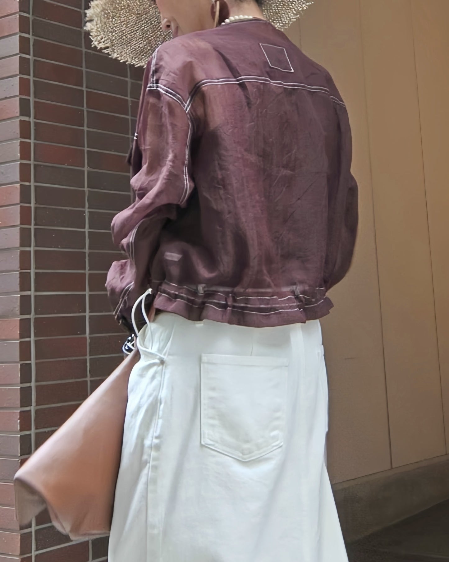 ステッチシアーブルゾン