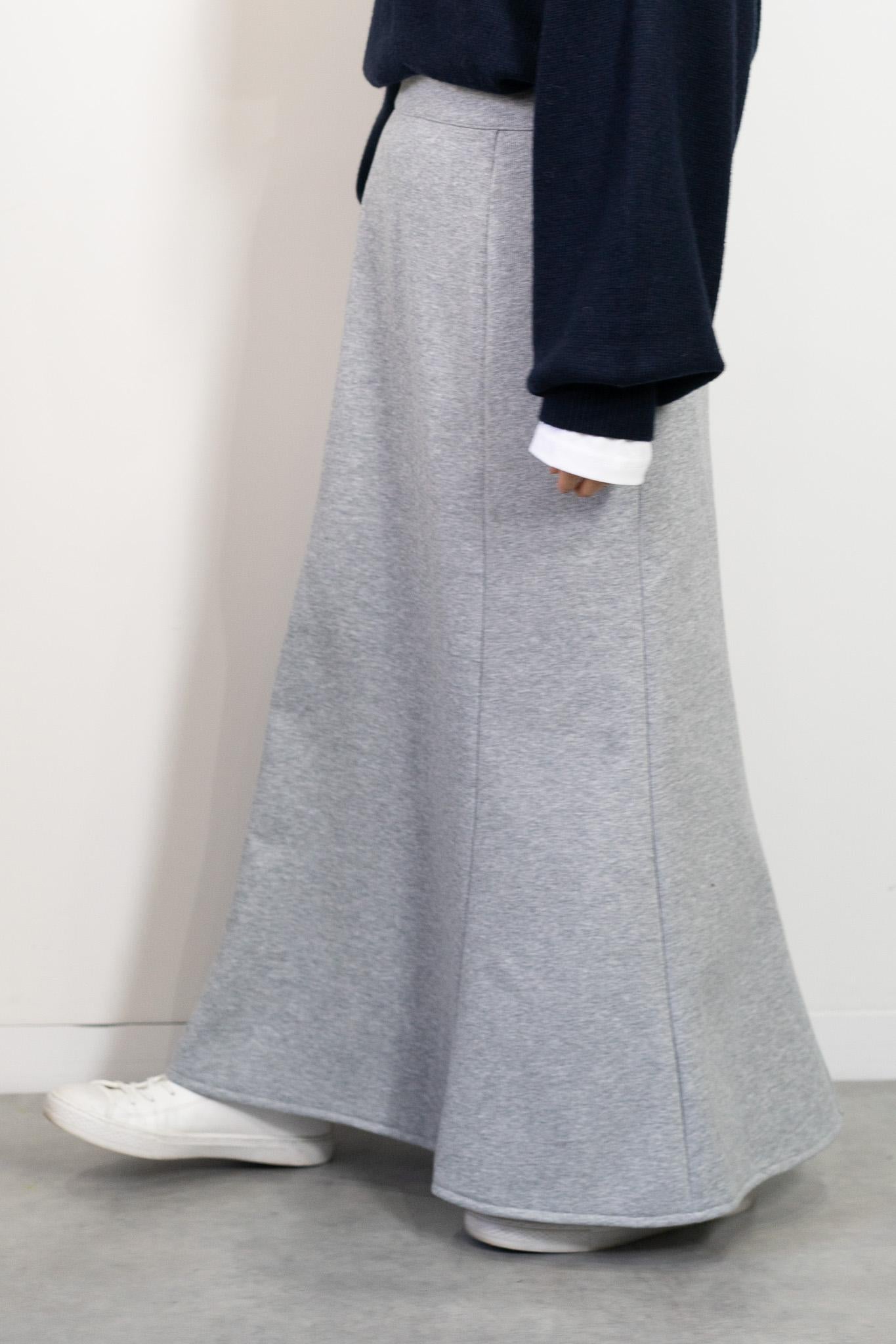 裏起毛マーメイドカットスカート