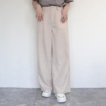 【接触冷感】ワイドパンツ