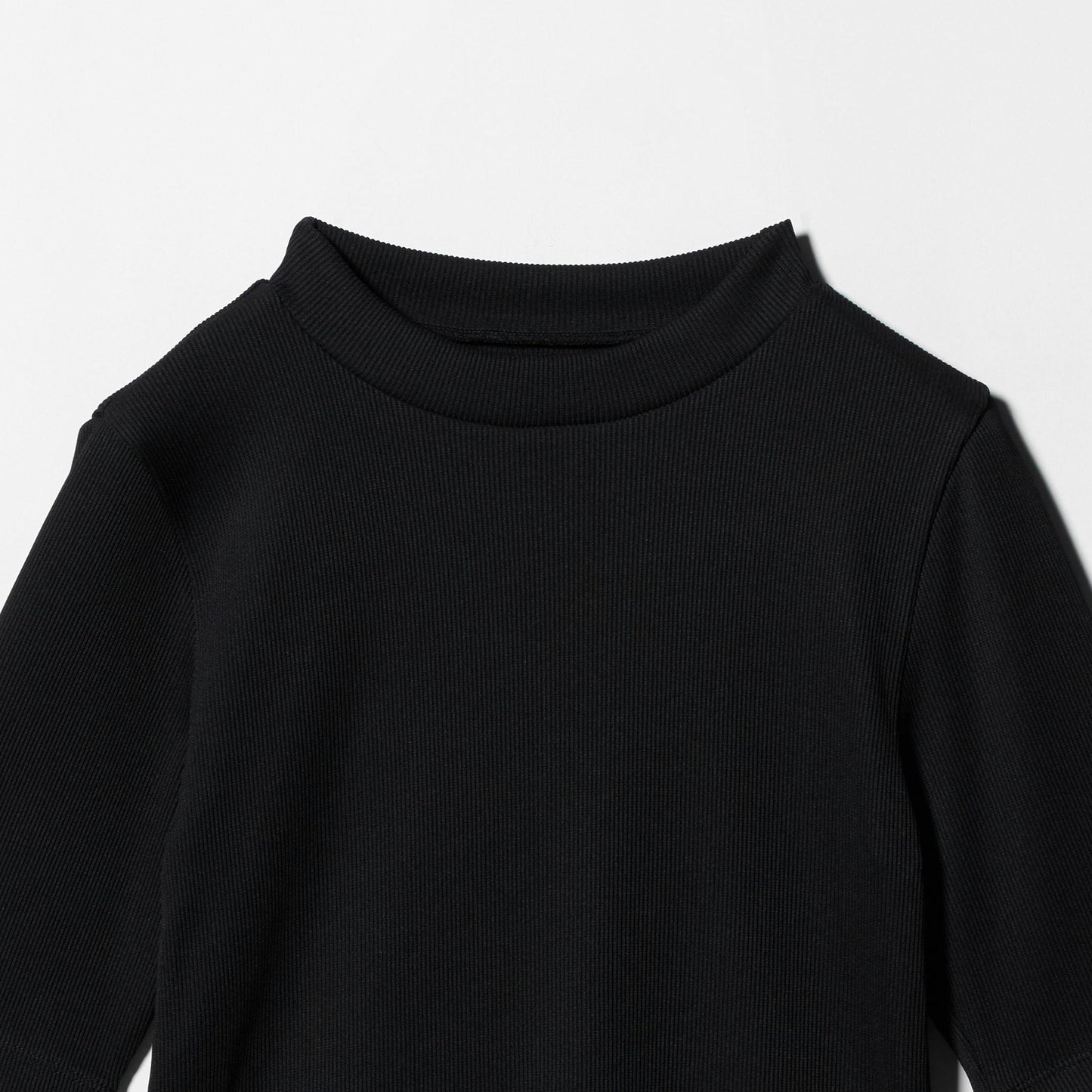 ニットライク モックネック カットソー