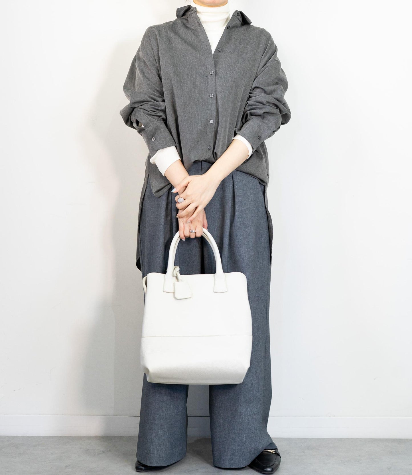 カシュクールマニッシュシャツ
