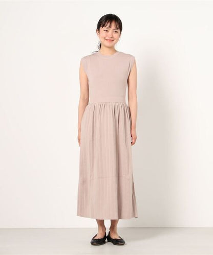 カーディガン＆プリーツワンピニットアンサンブル