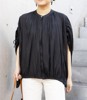 ギャザーモーフドルマンブラウス