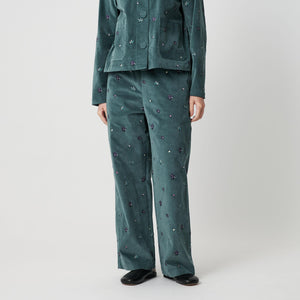 エンブロイダリー イージーパンツ