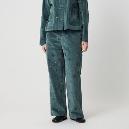 エンブロイダリー イージーパンツ