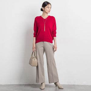 Brisbane Vネックニットプルオーバー≪11号あり≫