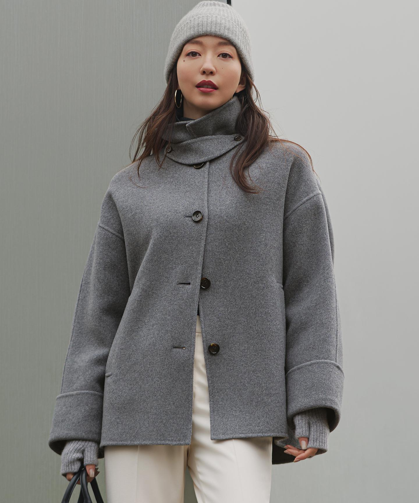 MANTECOPure リバー ステンカラーコート