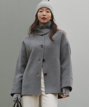 MANTECOPure リバー ステンカラーコート