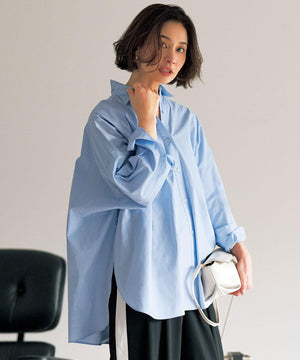 コットン オーバーシャツ