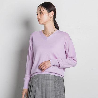 Brisbane Vネックニットプルオーバー≪11号あり≫