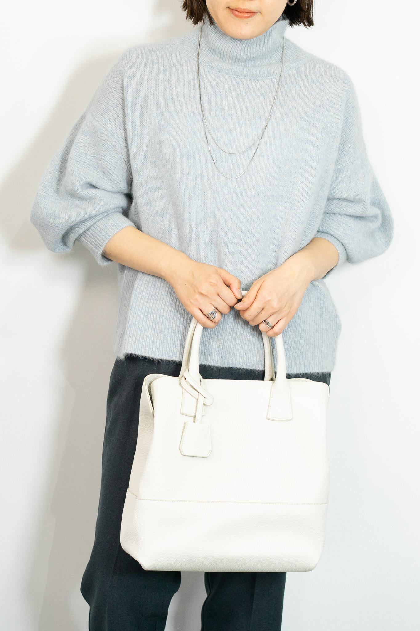 FOX混ボリュームスリーブニット