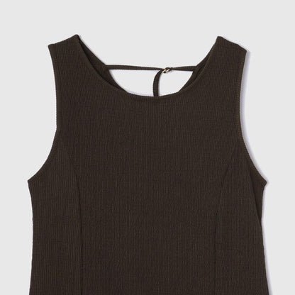 シャーリングジャージーワンピース≪洗濯機で洗える≫