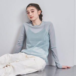 チュール ジャージー カットソー