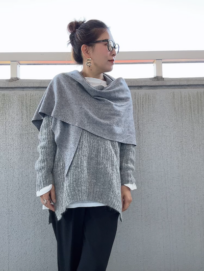 三角マフラーショール